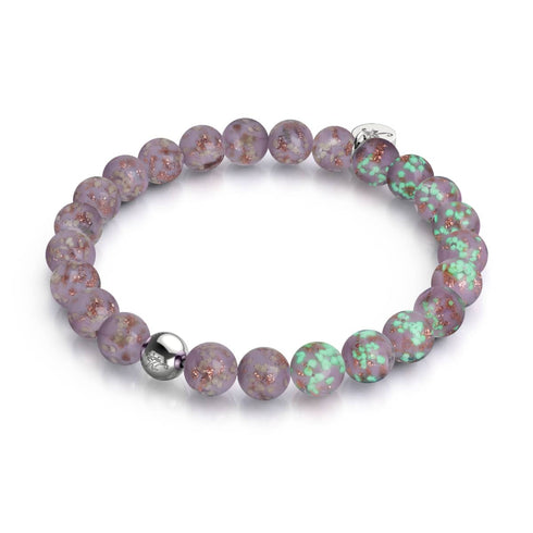 Pervenche | Argent sterling .925 | Bracelet Verre Luciole